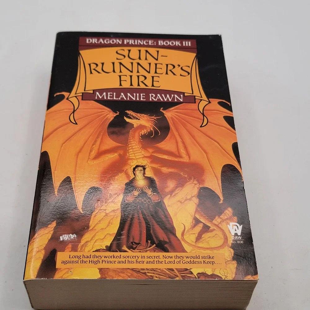 Melanie Rawn Dragon Prince Books 2 & 3 Paperback First Printing Whelan Good